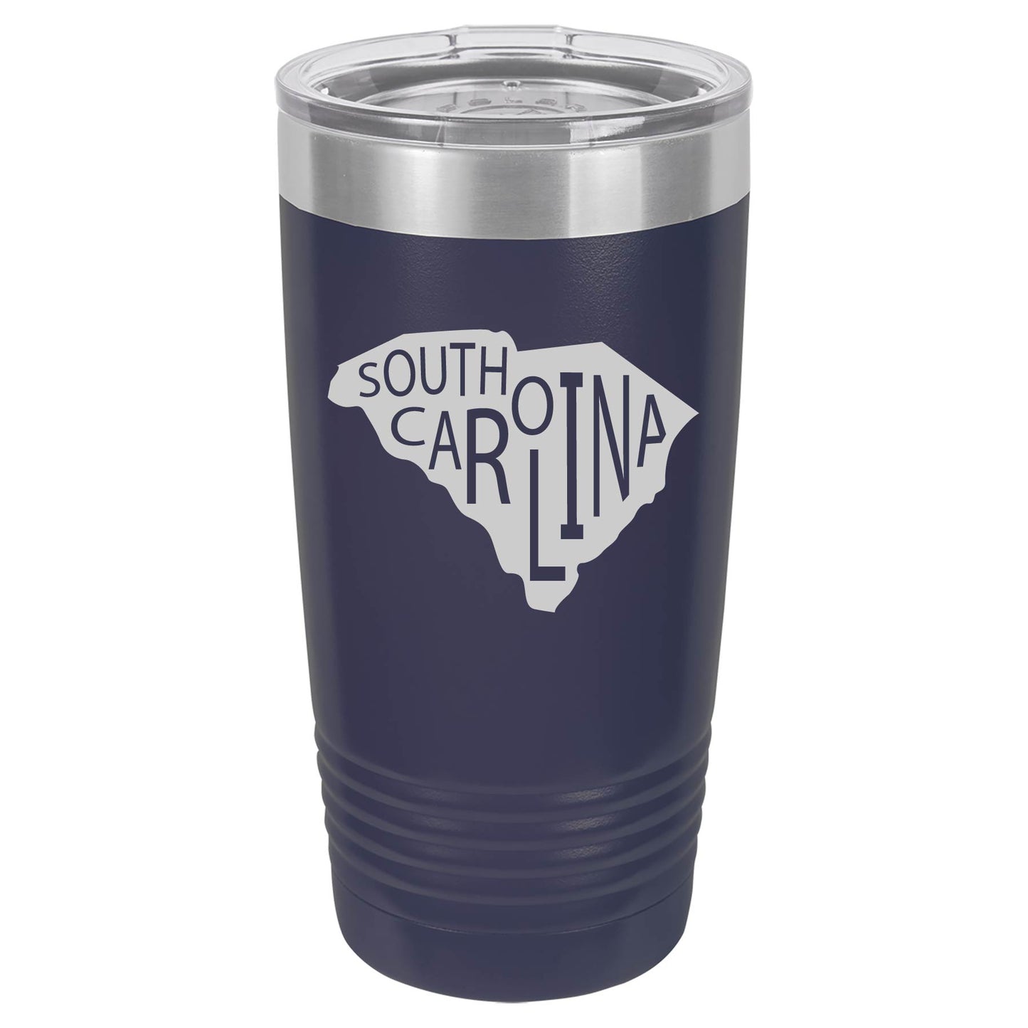 South Carolina 20 oz Engraved Tumbler – State Pride Travel Mug