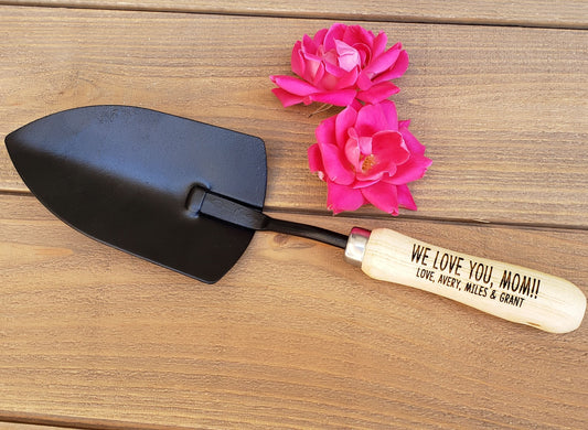 Personalized Laser Engraved Garden Trowel