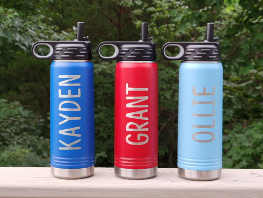 Personalized Engraved Water Bottle