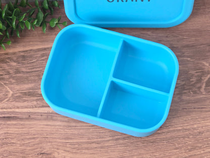 SIlicone Bento Style Lunch Box w/Lid