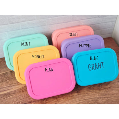 SIlicone Bento Style Lunch Box w/Lid