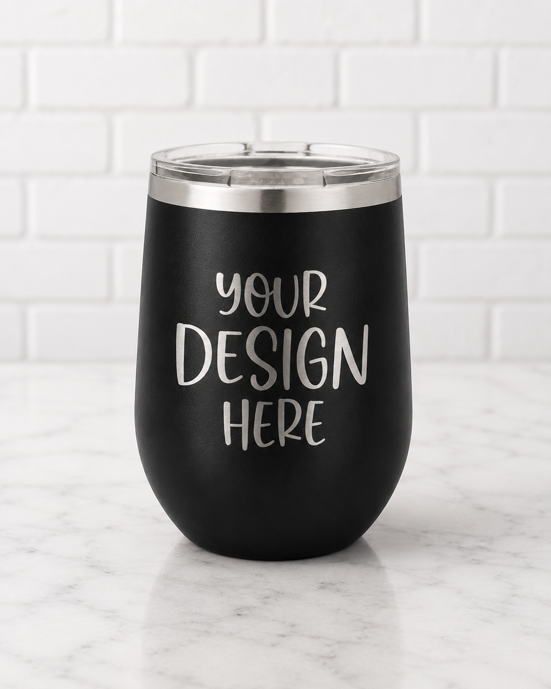 12 oz. Engraved Wine Tumbler