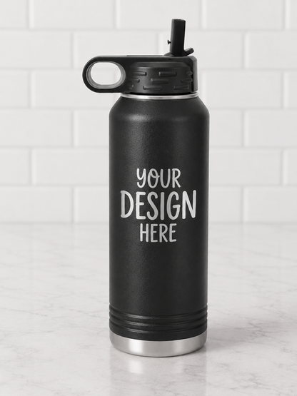 32 oz. Engraved Water Bottle