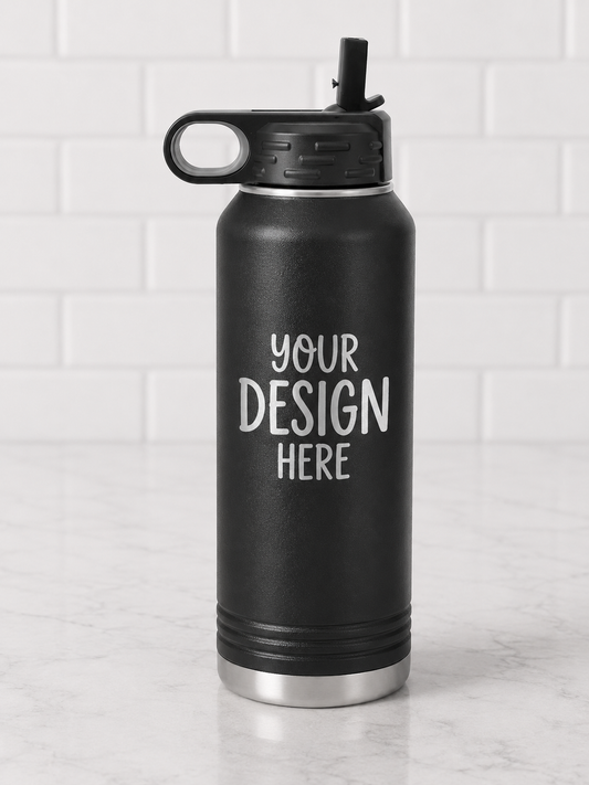 32 oz. Engraved Water Bottle