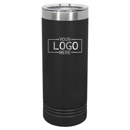 Custom Engraved Image Skinny Tumbler (22oz)