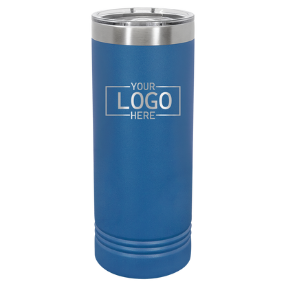 Custom Engraved Image Skinny Tumbler (22oz)