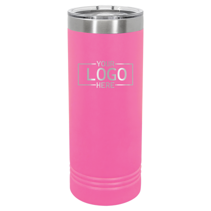 Custom Engraved Image Skinny Tumbler (22oz)