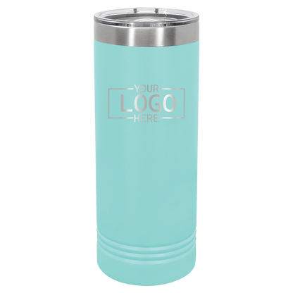 Custom Engraved Image Skinny Tumbler (22oz)