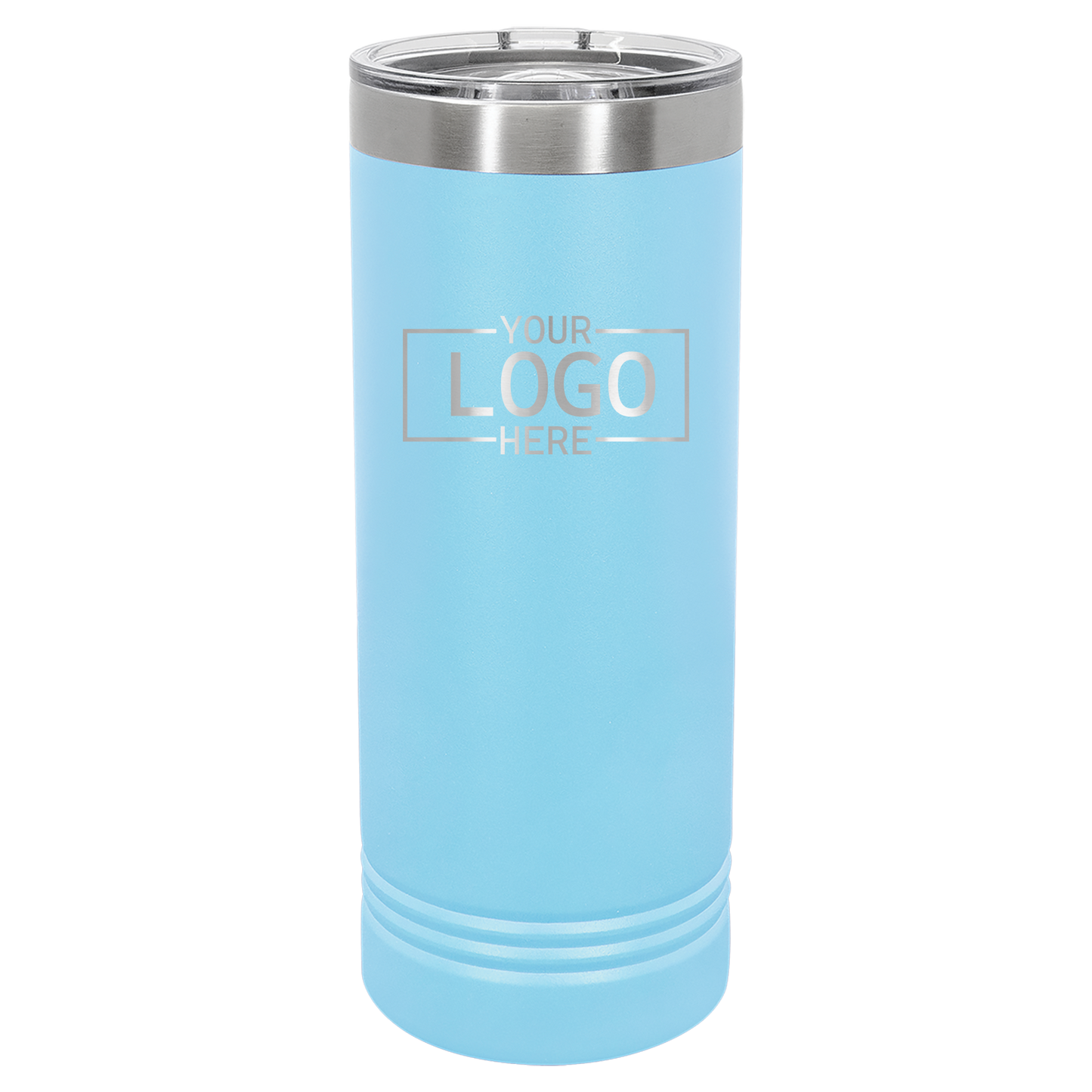 Custom Engraved Image Skinny Tumbler (22oz)