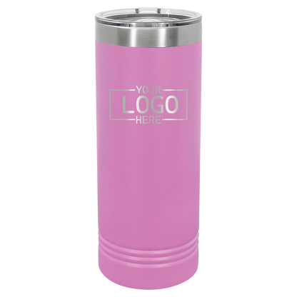 Custom Engraved Image Skinny Tumbler (22oz)