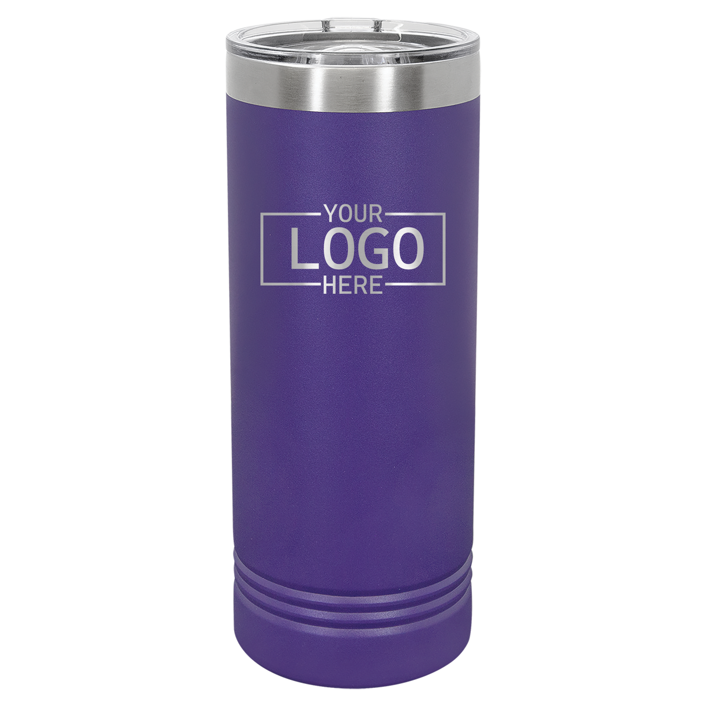 Custom Engraved Image Skinny Tumbler (22oz)