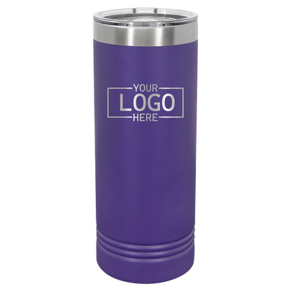 Custom Engraved Image Skinny Tumbler (22oz)