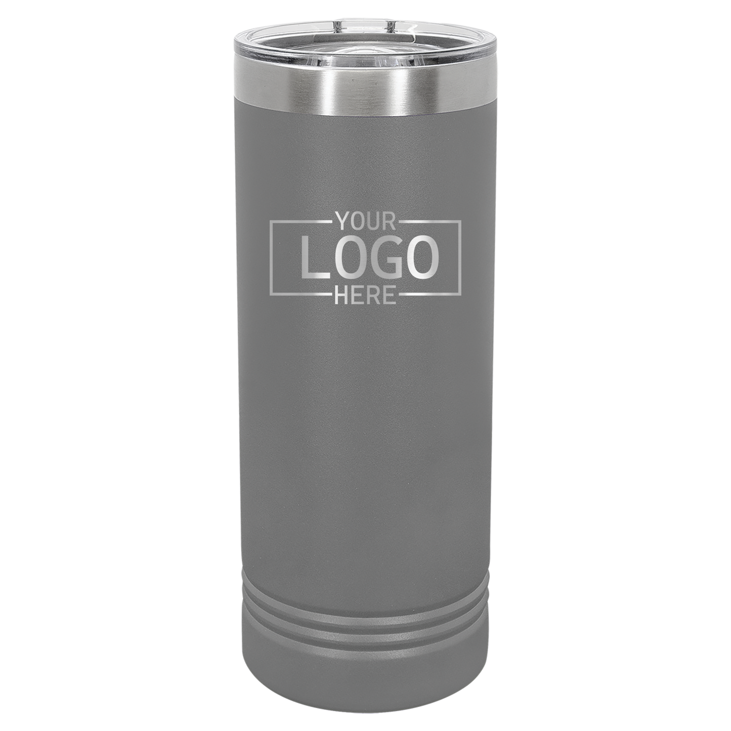 Custom Engraved Image Skinny Tumbler (22oz)