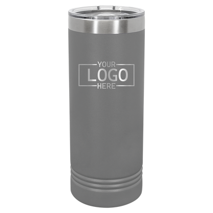 Custom Engraved Image Skinny Tumbler (22oz)