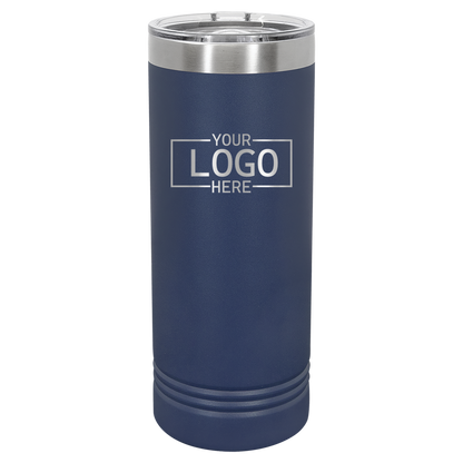 Custom Engraved Image Skinny Tumbler (22oz)