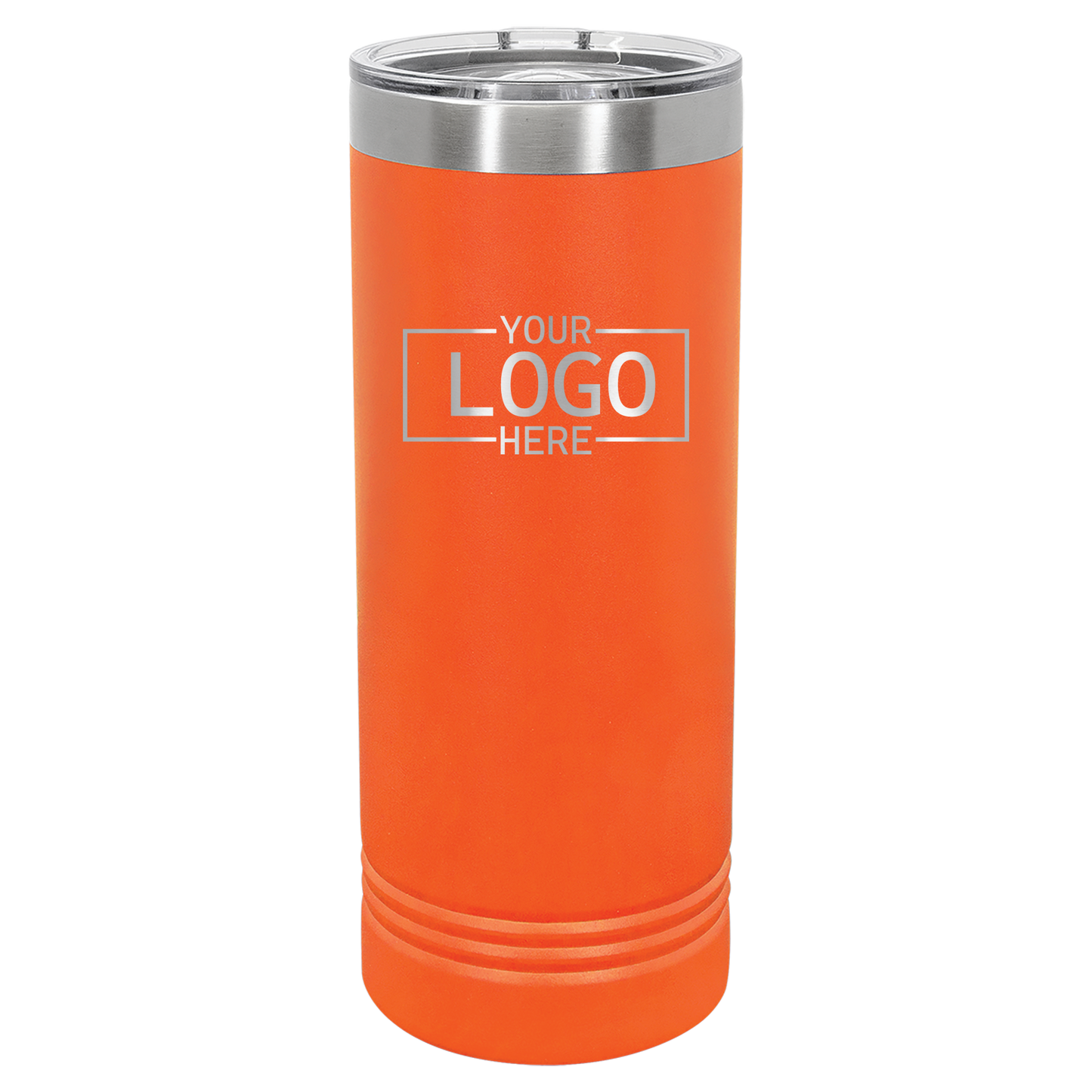Custom Engraved Image Skinny Tumbler (22oz)