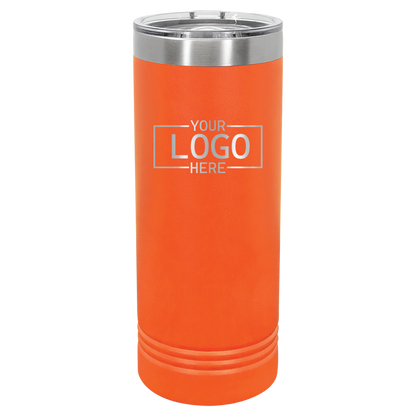 Custom Engraved Image Skinny Tumbler (22oz)