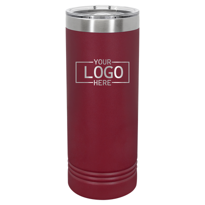 Custom Engraved Image Skinny Tumbler (22oz)