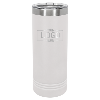 Custom Engraved Image Skinny Tumbler (22oz)