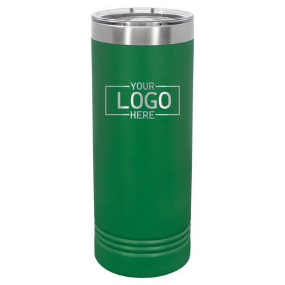 Custom Engraved Image Skinny Tumbler (22oz)
