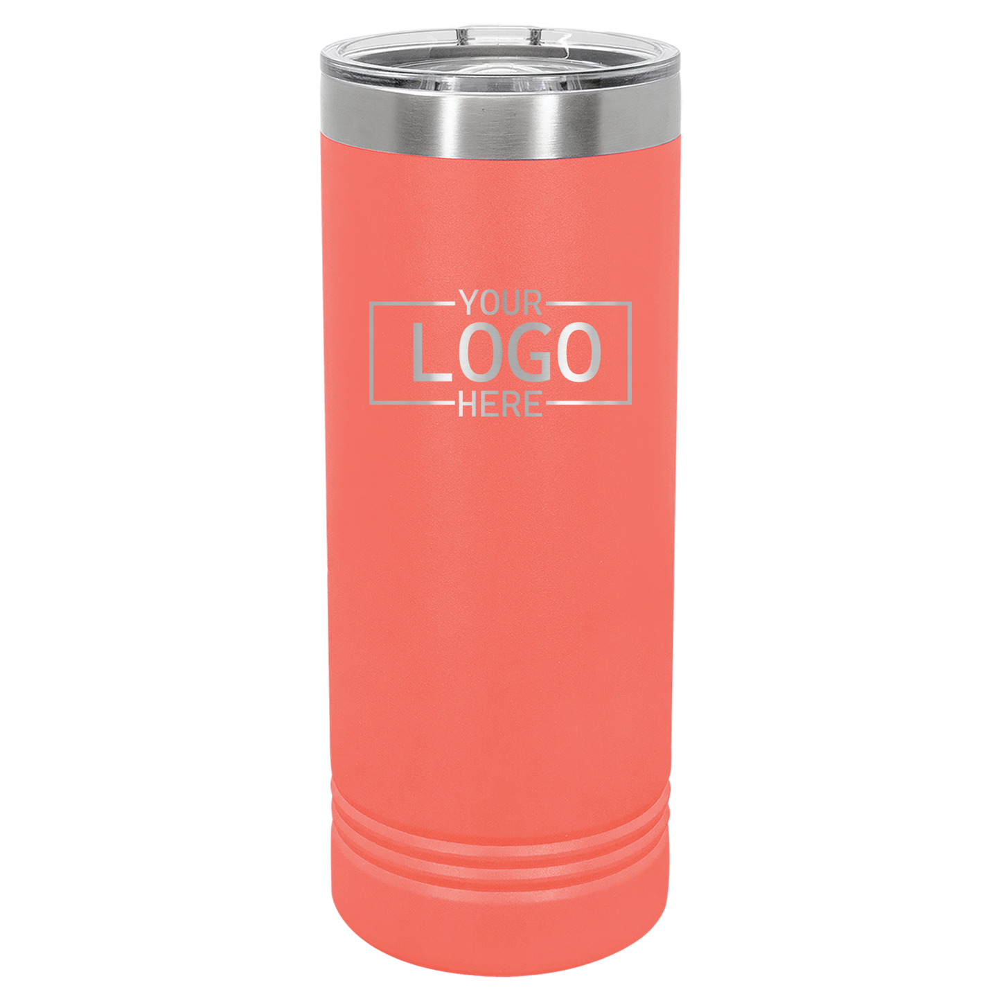 Custom Engraved Image Skinny Tumbler (22oz)