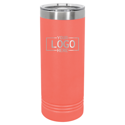 Custom Engraved Image Skinny Tumbler (22oz)