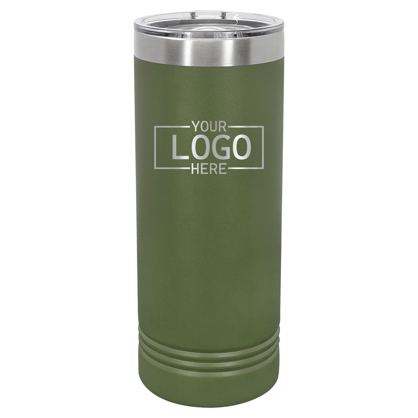 Custom Engraved Image Skinny Tumbler (22oz)